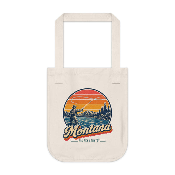 Montana Fly Fishing River Tote Bag