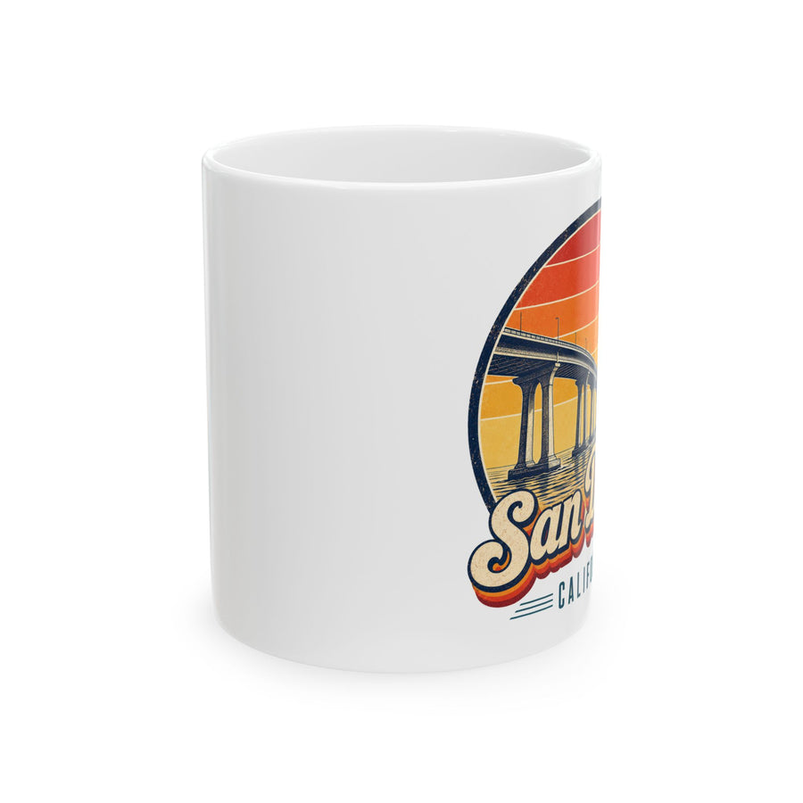 San Diego Retro Sunset Mug