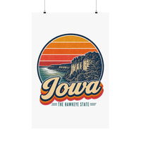 Iowa Mississippi River Bluffs Poster