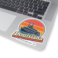 Louisiana Paddlewheel Steamboat Sticker