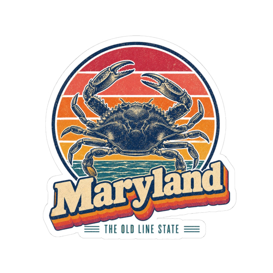 Maryland Blue Crab Sticker