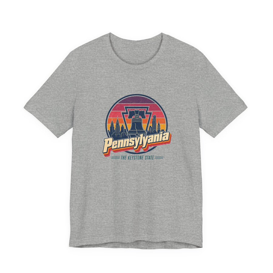 Pennsylvania Retro Sunset Tee