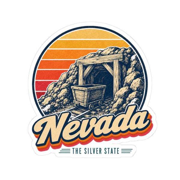 Nevada Silver Mine Sticker