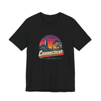 Connecticut Retro Sunset Tee