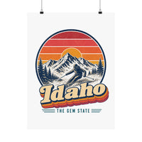 Idaho Sun Valley Skiing Poster