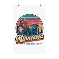 Minnesota Paul Bunyan And Babe Poster