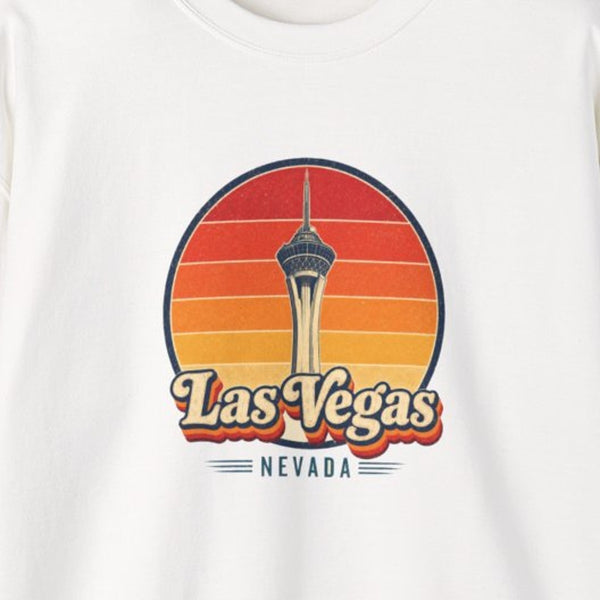 Las Vegas Retro Sunset Sweatshirt
