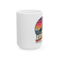 Illinois Retro Sunset Mug