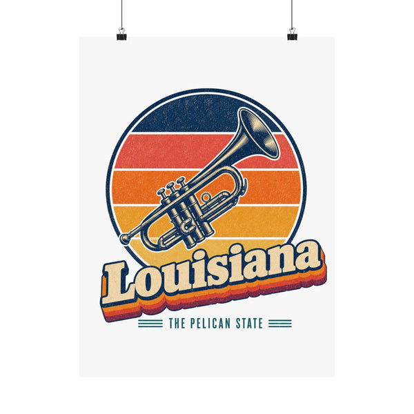 Louisiana Jazz Trumpet Poster