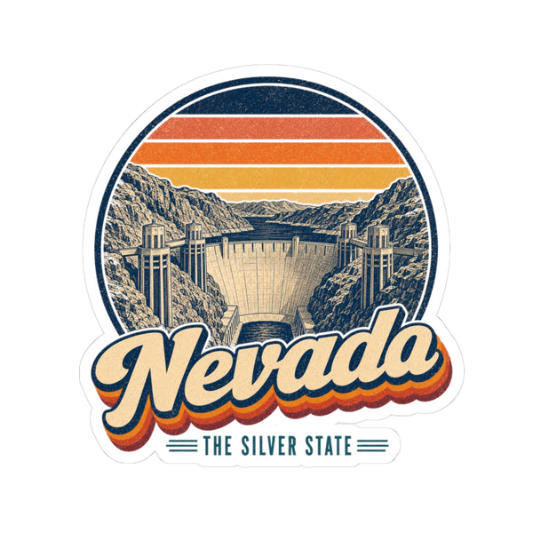 Nevada Hoover Dam Sticker