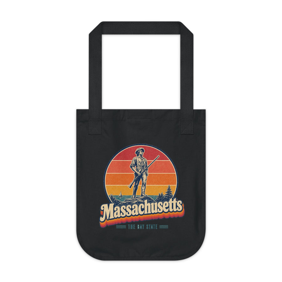 Massachusetts Minuteman Statue Tote Bag
