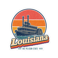 Louisiana Paddlewheel Steamboat Sticker