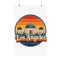 Los Angeles Retro Sunset Poster