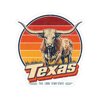 Texas Longhorn Steer Sticker