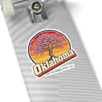 Oklahoma Redbud Tree Sticker