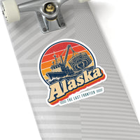 Alaska King Crab Fishing Sticker