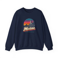 Maine Retro Sunset Sweatshirt