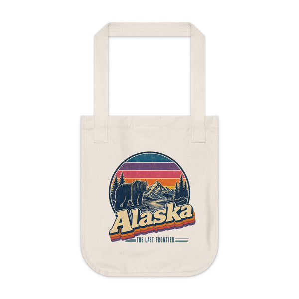 Alaska Retro Sunset Tote Bag