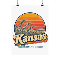 Kansas Wheat Fields Poster
