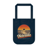 Nebraska Platte River Sunset Tote Bag
