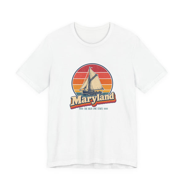 Maryland Skipjack Sailboat Tee
