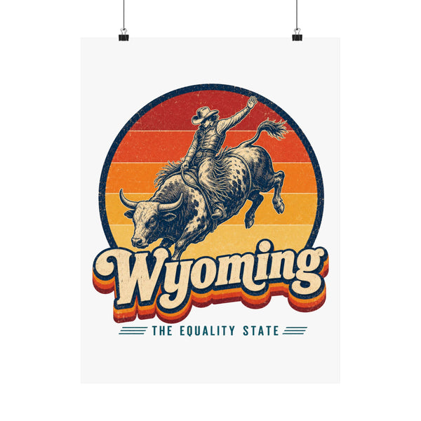 Wyoming Rodeo Poster