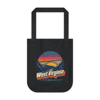 West Virginia Retro Sunset Tote Bag