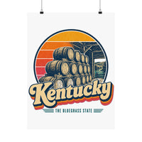 Kentucky Bourbon Barrels Poster