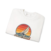 Rhode Island Sailboat Heeling Sweatshirt