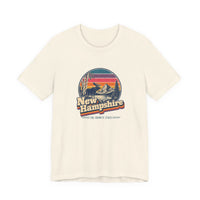 New Hampshire Retro Sunset Tee