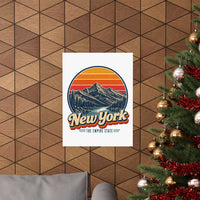 New York Adirondack Peaks Poster