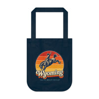 Wyoming Bucking Bronco Cowboy Tote Bag