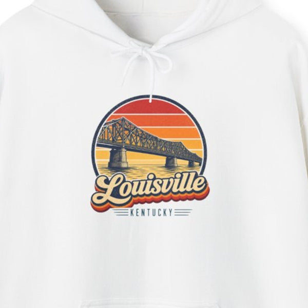 Louisville Retro Sunset Hoodie