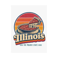 Illinois Deep Dish Pizza Poster