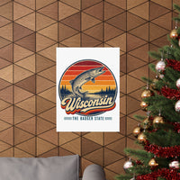 Wisconsin Northwoods Lake Muskie Poster
