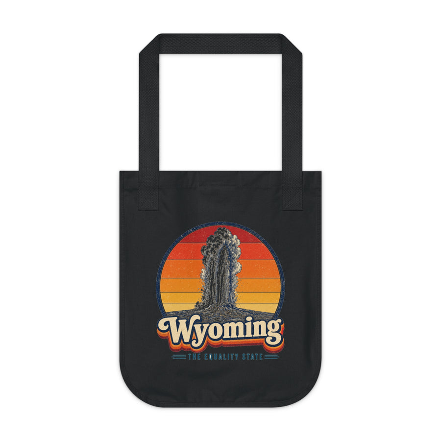 Wyoming Old Faithful Geyser Tote Bag