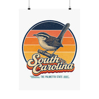 South Carolina Carolina Wren Poster