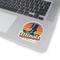 Illinois Lincoln Stovepipe Hat Sticker