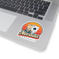Nevada Dice And Playing Cards Sticker