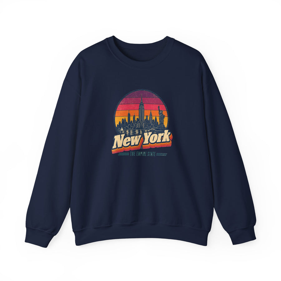 New York Retro Sunset Sweatshirt