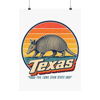 Texas Armadillo Poster