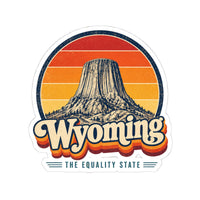 Wyoming Devils Tower Sticker