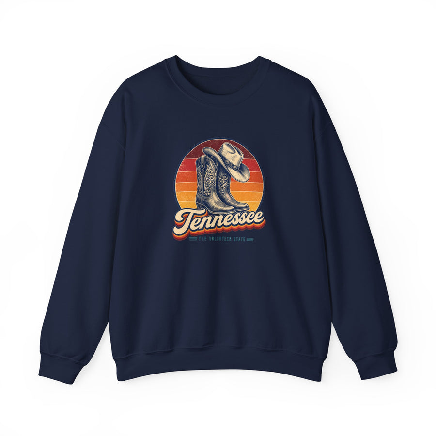 Tennessee Cowboy Boots Hat Sweatshirt