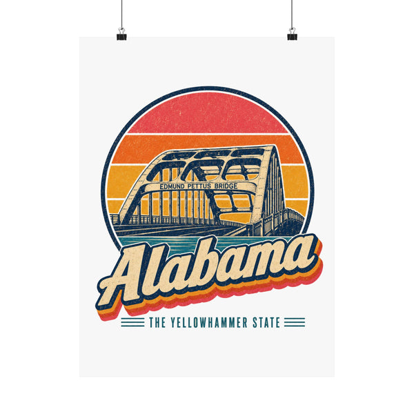 Alabama Edmund Pettus Bridge Poster