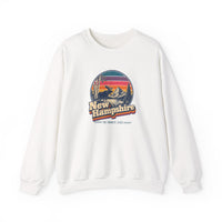 New Hampshire Retro Sunset Sweatshirt