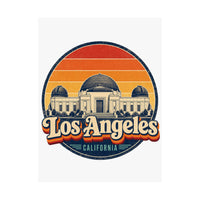Los Angeles Retro Sunset Poster