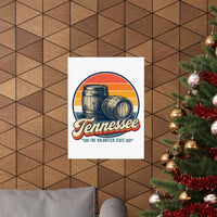 Tennessee Whiskey Barrels Poster