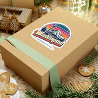 Washington Retro Sunset Sticker