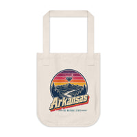Arkansas Retro Sunset Tote Bag