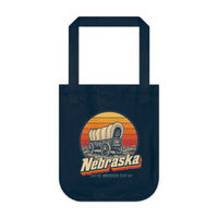 Nebraska Oregon Trail Covered Wagon Tote Bag